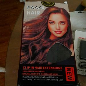 Clip in hair extensions